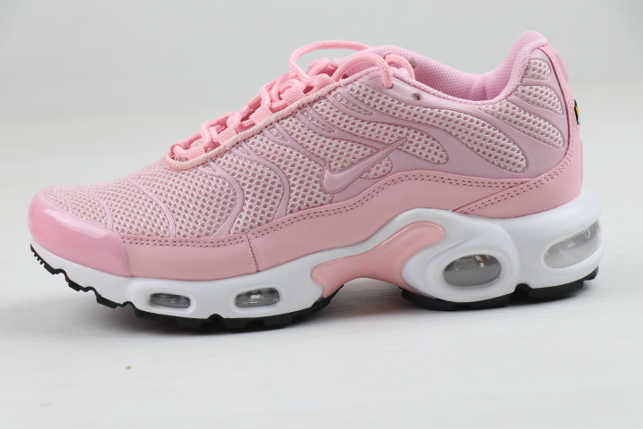 Women Nike Air Max PLUS Pink White Shoes